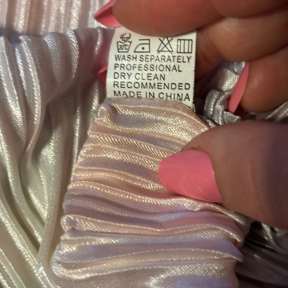 Source Unknown Multicolor Pleated Maxi Dress - image 14